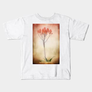 Flowering Aloe - Orange Blooms Kids T-Shirt